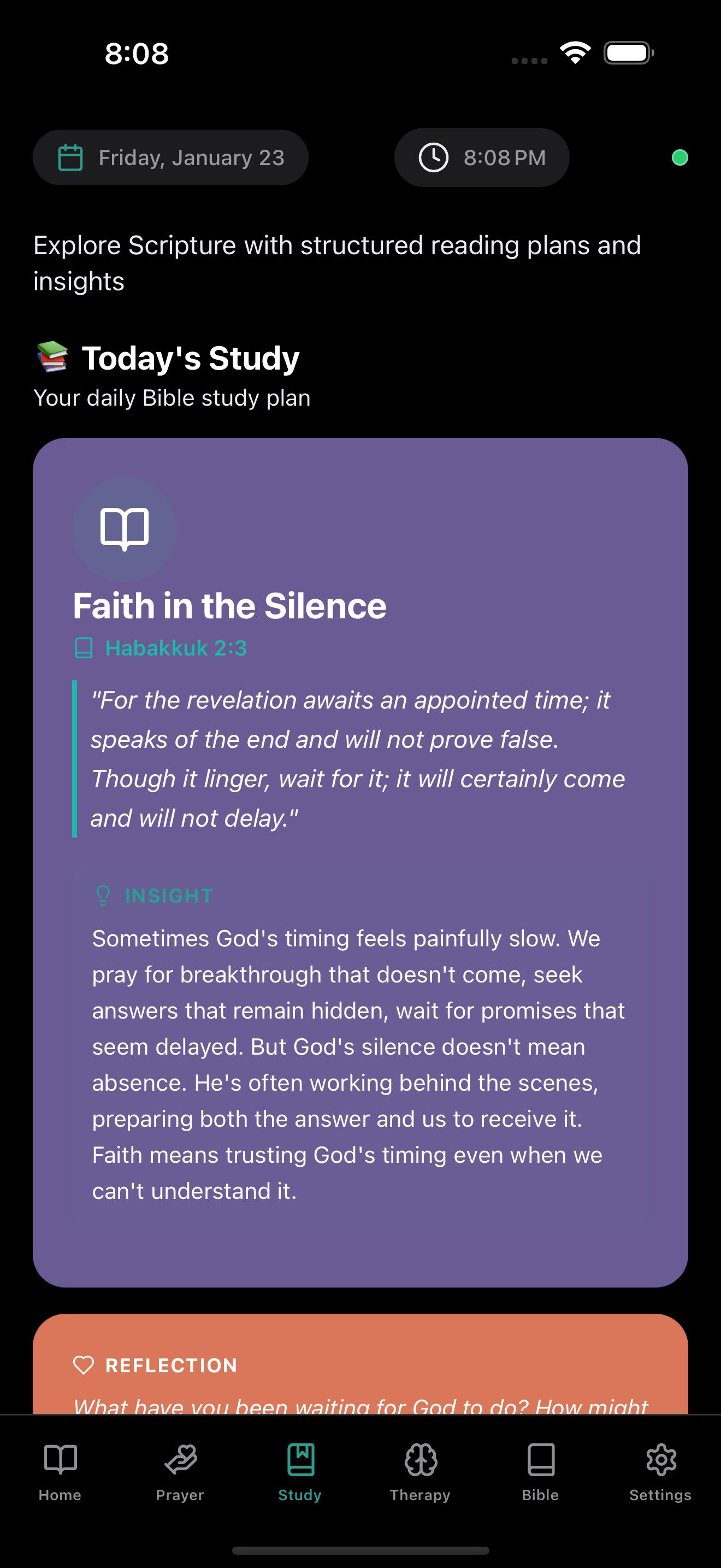 Scripture-guided support